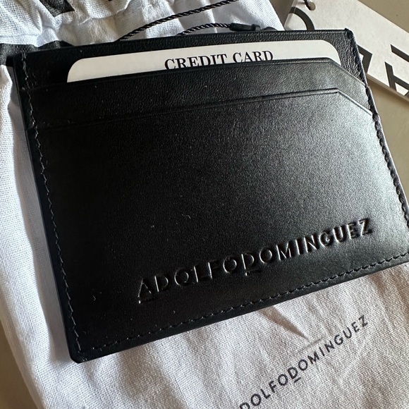 Adolfo Dominguez Leather Card Holder Wallet - Picture 3 of 9